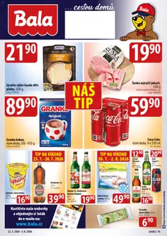 Náhled letáku BALA velký leták Holba + od 22.07.2026