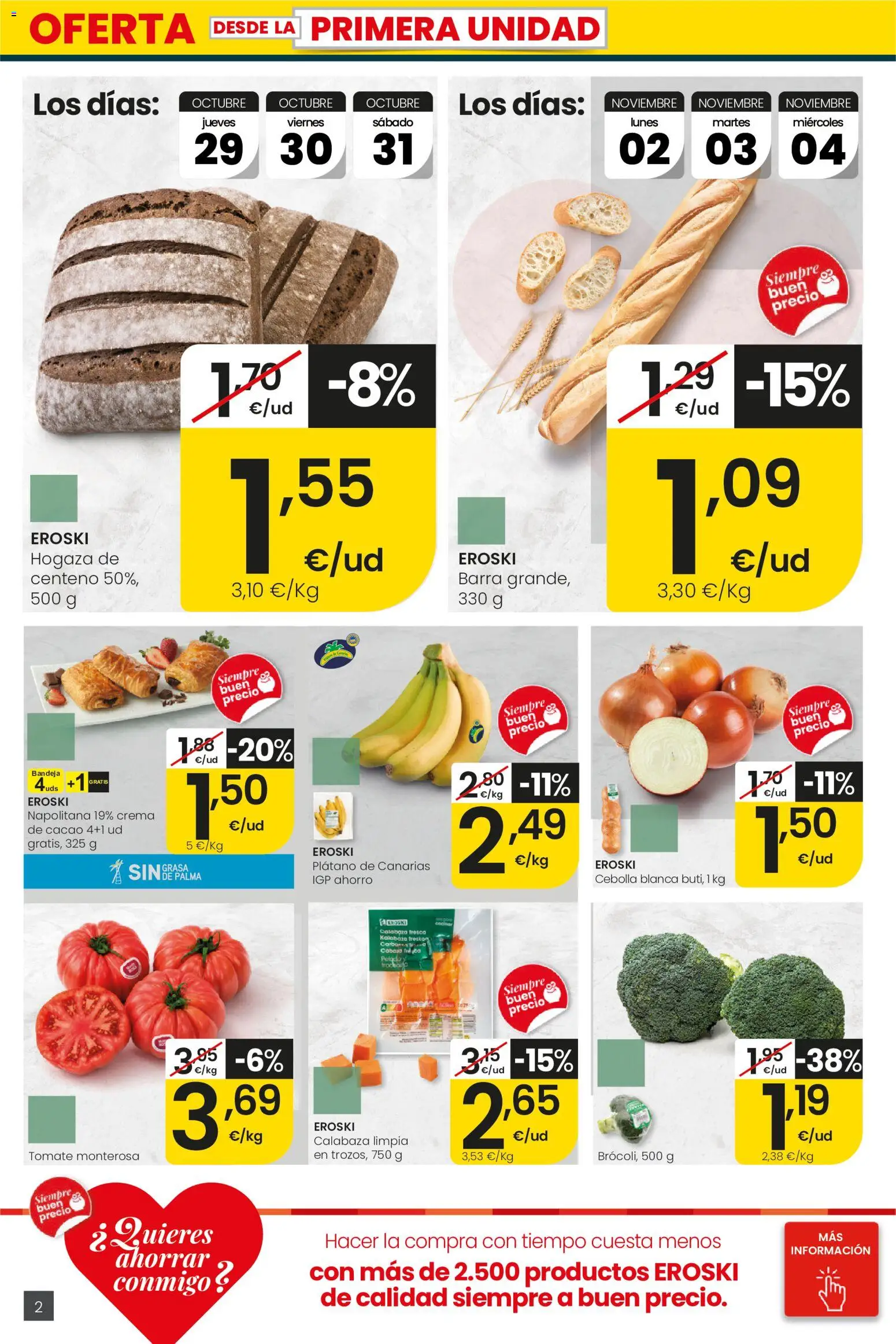Eroski folleto │ válido desde el 29/10/2026 | Página: 2