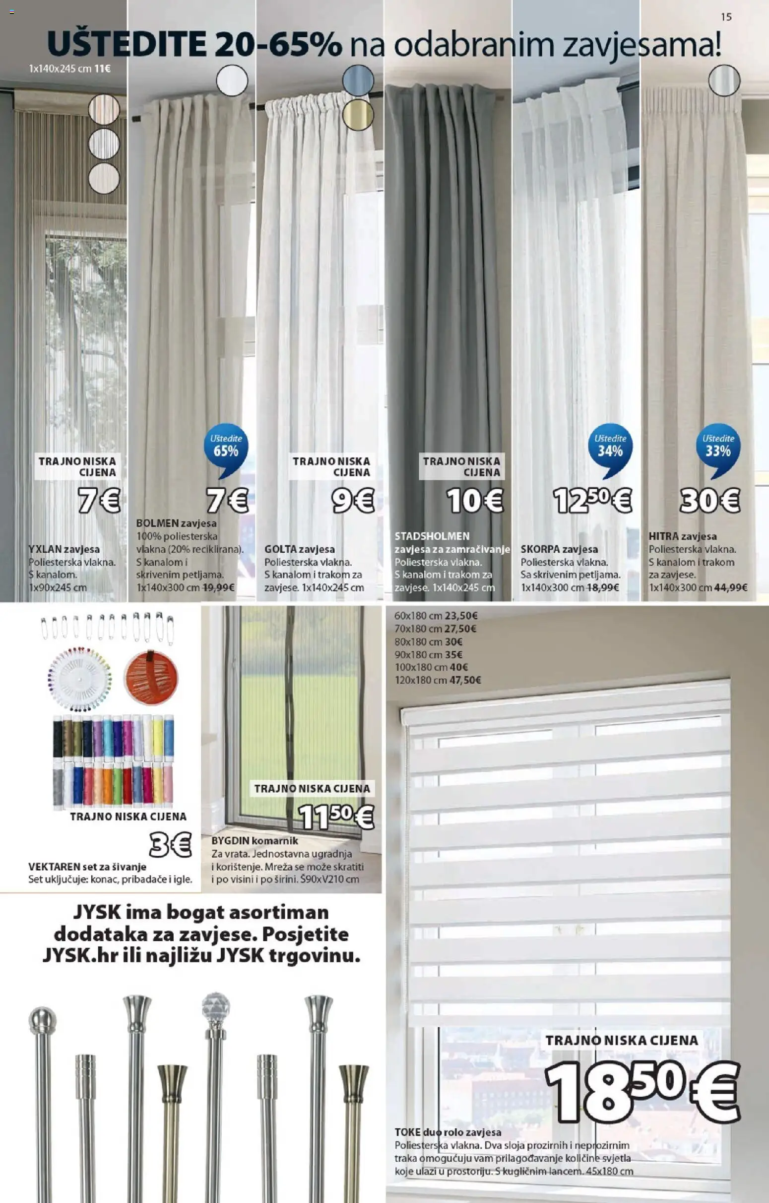 JYSK katalog | vrijedi od 01.07.2026 | Stranica: 15