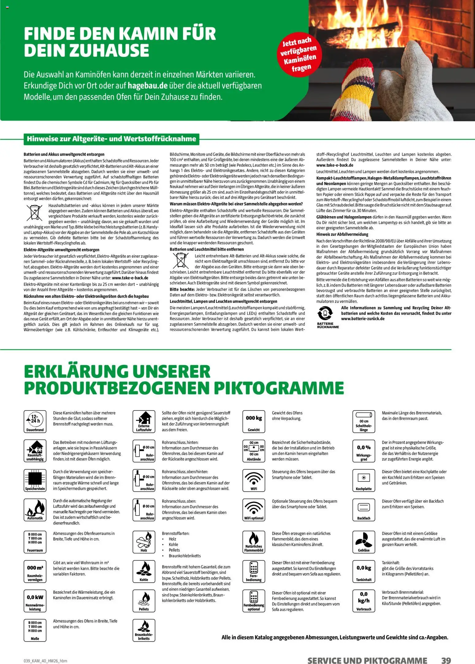 Hagebau Kaminofen & Zubehör – gültig ab 29.06.2026 | Seite: 39 | Produkte: Staubsauger, Sofa, Kochplatte, Smartphone