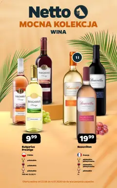 Pogląd oferty "Netto gazetka - Wina" - ważna od 22.06.2026