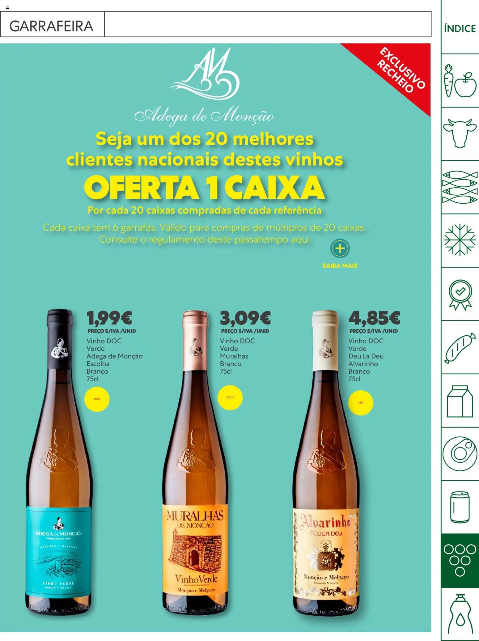 Recheio Horeca │ válido de 07/07/2026 | Página: 25 | Produtos: Caixa, Vinho