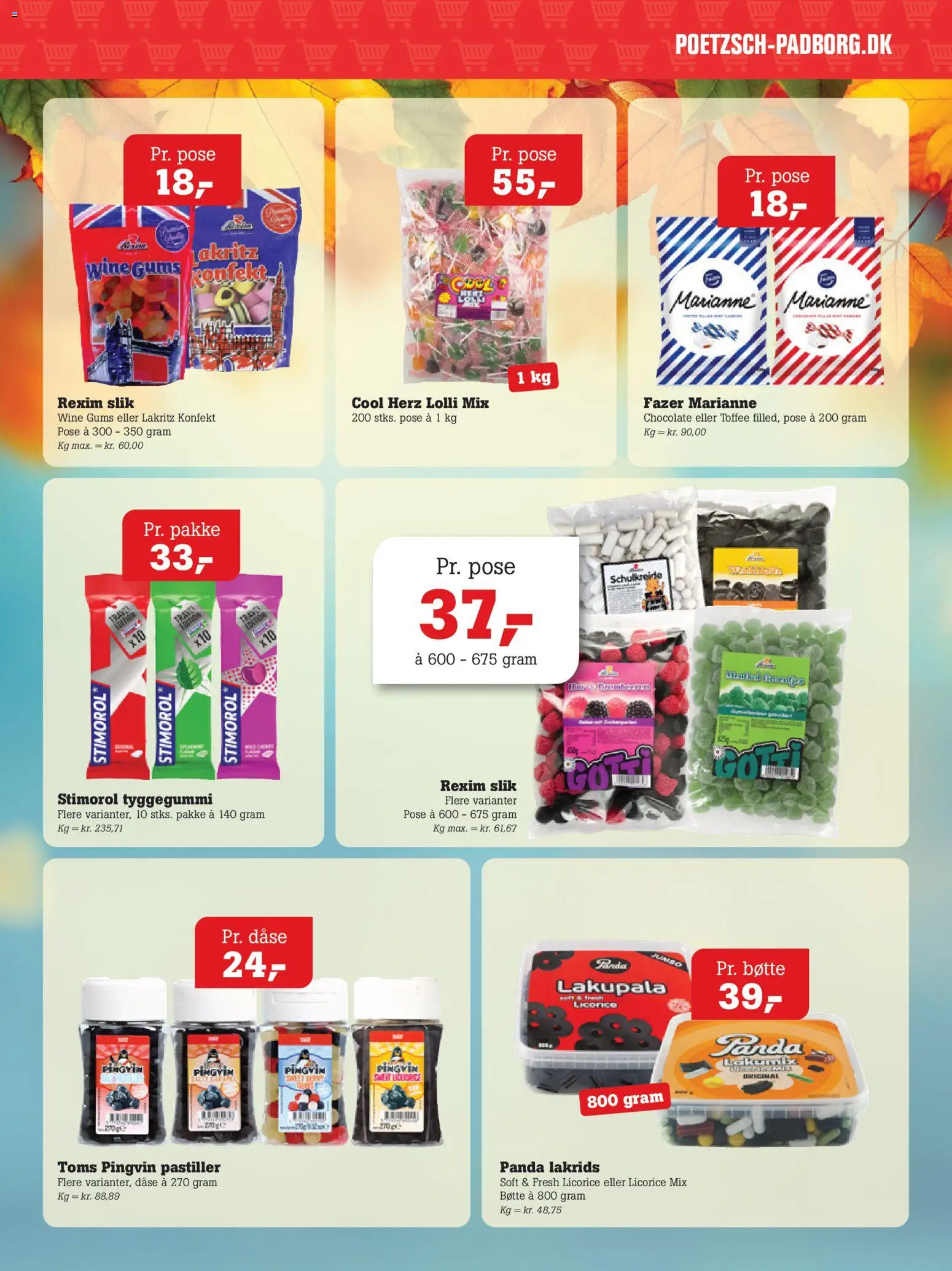 Poetzsch Padborg tilbudsavis – gyldig fra 01/10/2026 | Side: 12 | Produkter: Slik, Tyggegummi, Lakrids