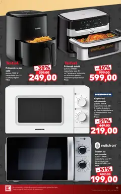 Ofertele Kaufland valabile de la 05.08.2026 | Pagină: 13 | Produse: Cuptor, Cuptor Cu Microunde, Friteuză