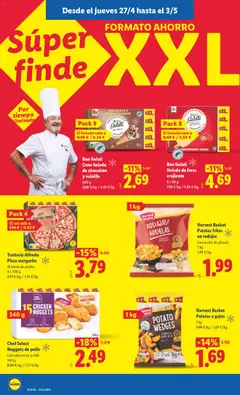 Vista previa Lidl folleto válido desde el 27.04.2026 | Página: 34 | Productos: Chocolate, Helado, Horno, Nuggets
