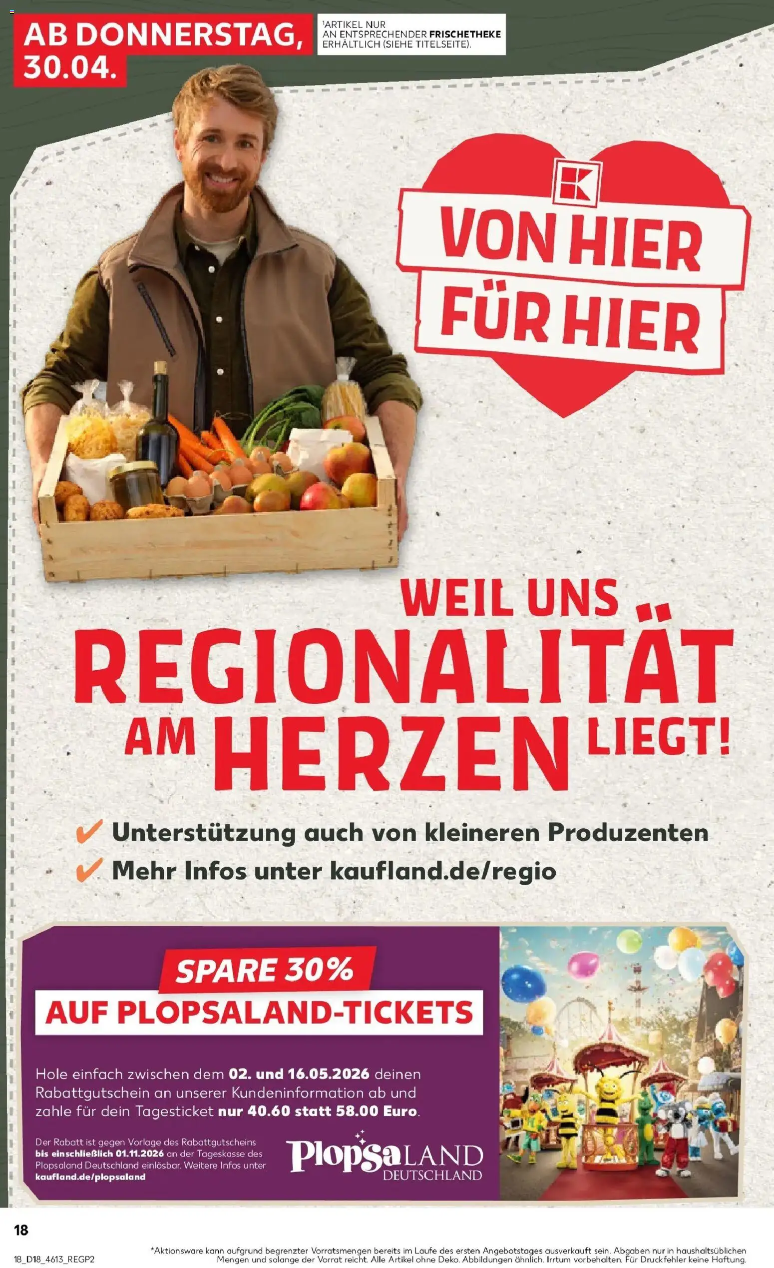 Prospekt Kaufland ab 30.04.2026 » Angebote Online zum Blättern | Seite: 18