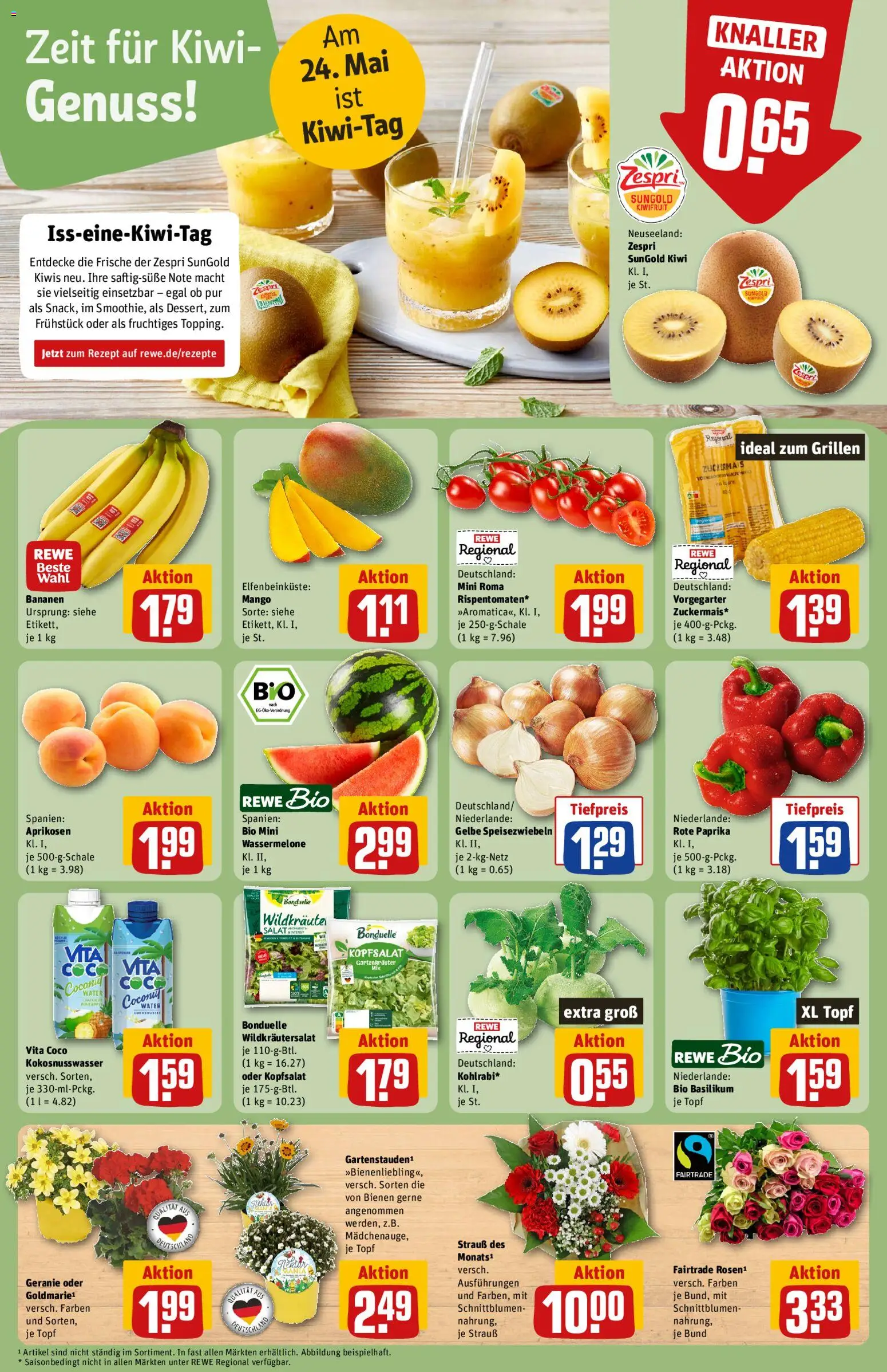 Rewe ihr Kaufpark Prospekt 	 – gültig ab 18.05.2026 | Seite: 4 | Produkte: Bananen, Paprika, Mango, Salat