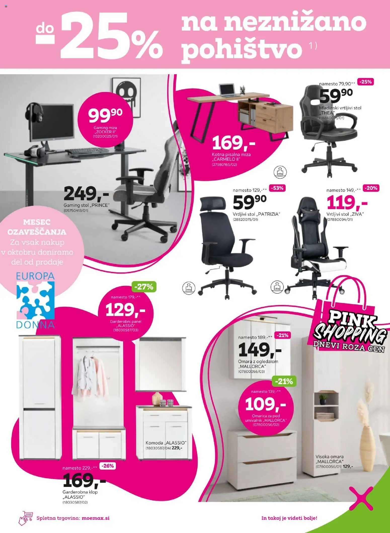 Novi Mömax katalog ponudbe – veljaven od 27.09.2026 | Stran: 7 | Izdelki: Pisalna miza, Pohištvo, Miza, Umivalnik