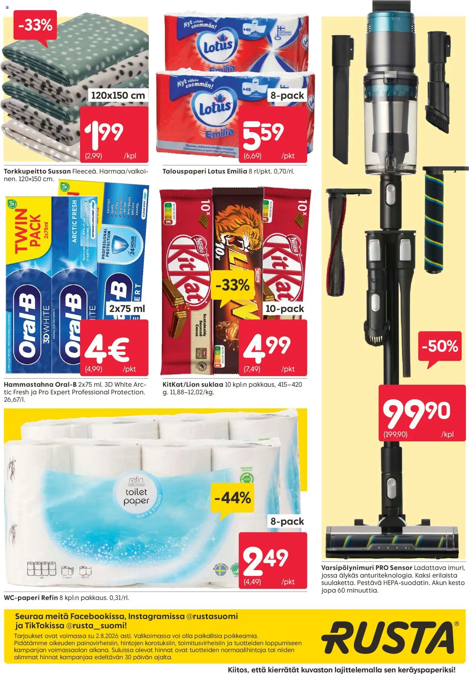 Rusta tarjoukset – voimassa 27/07/2026 alkaen | Sivu: 20
