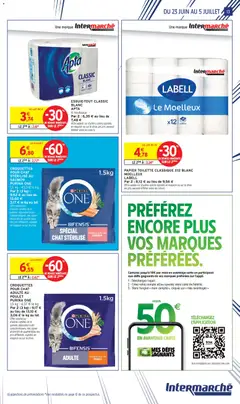 Intermarché - Prévisualisation de CROQUETTES POUR CHAT STÉRILISÉ AU SAUMON PURINA ONE, 1,5 kg - 4,37 € le kg valide à partir de 23.06.2026 | Page: 13