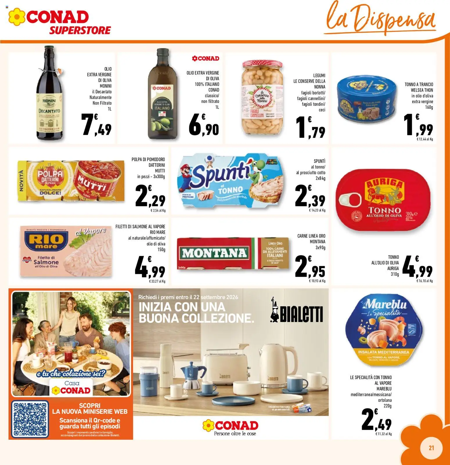 Volantino Conad del 26/08/2026 | Pagina: 21