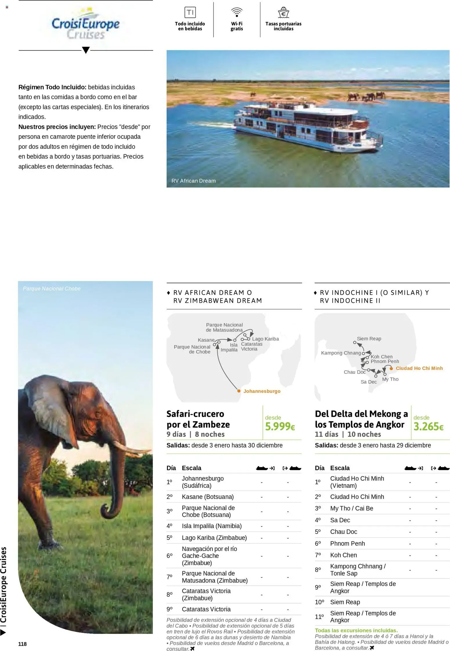 Viajes El Corte Inglés Cruceros marítimos │ válido desde el 01/01/2026 | Página: 119 | Productos: Bebidas, Navegación