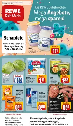 Rewe Prospekt Rees ab 21.09.2026 gültig