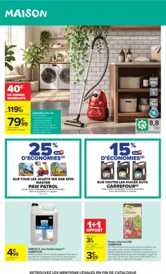 Carrefour Market - Prévisualisation de Carrefour Market Les produits carrefour valide à partir de 25/08/2026 | Page: 51 | Produits: Engrais, Sac, Terreau Universel, Brosse