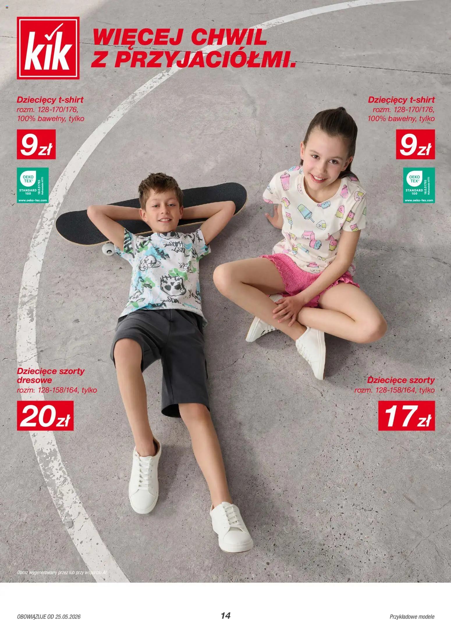 Kik gazetka od 25.05.2026 | Strona: 14 | Produkty: Szorty