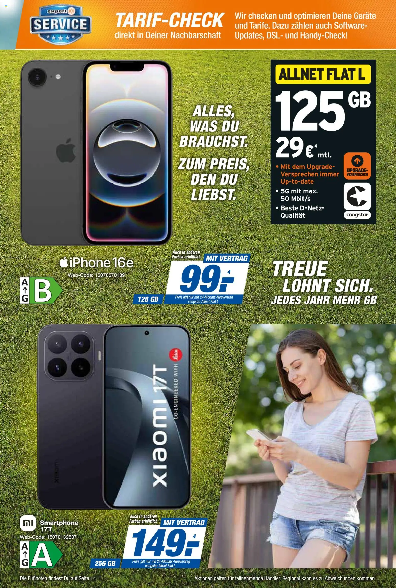 Expert Smarthphone Highlights im Juli – gültig ab 01.07.2026 | Seite: 11 | Produkte: Xiaomi, Iphone, Smartphone