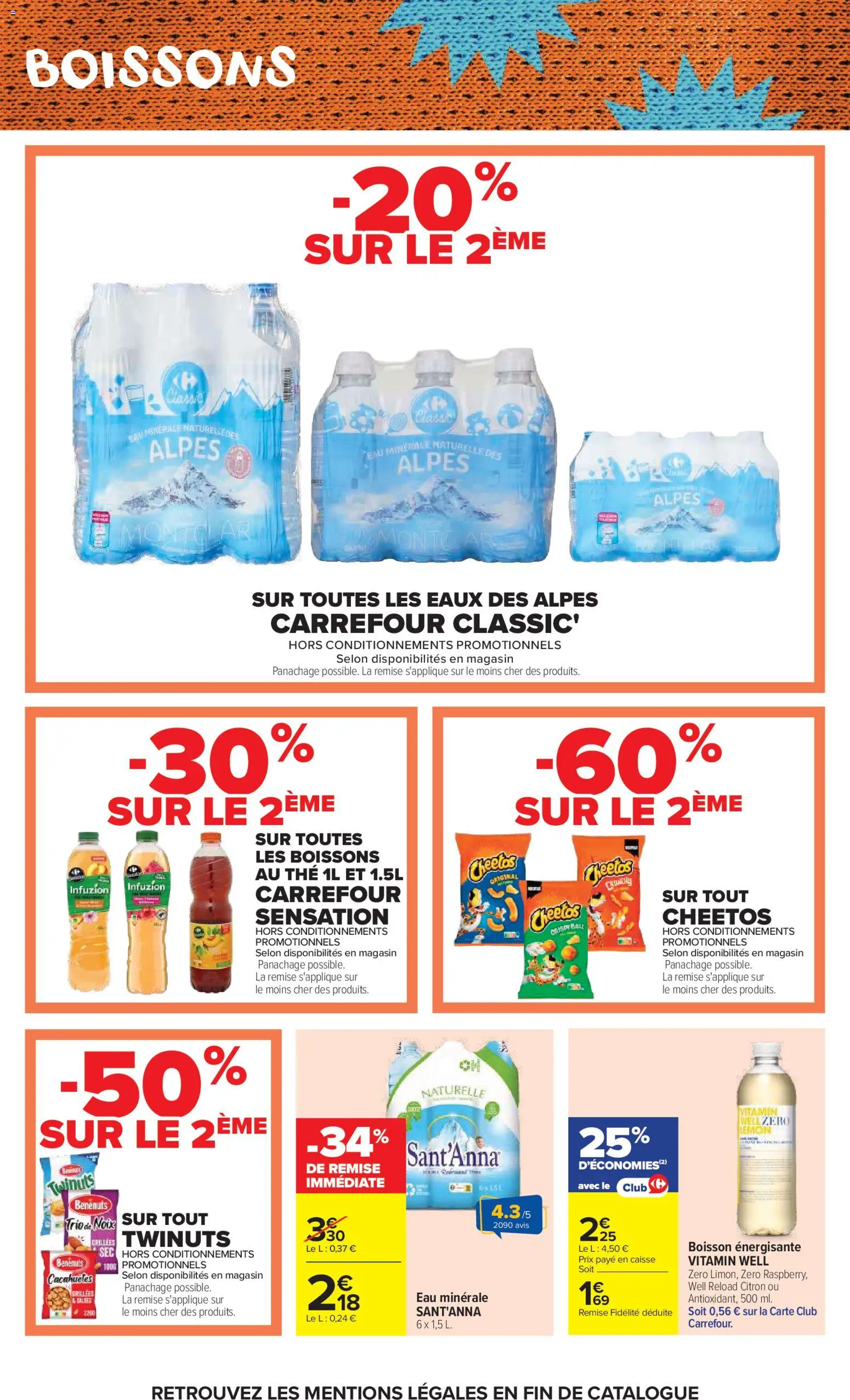 {H1} | Page: 39 | Produits: Eau minérale, Eau minérale naturelle, Boisson énergisante, Thé