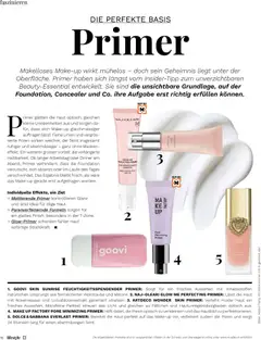 GOOVI SKIN SUNRISE FEUCHTIGKEITSSPENDENDER PRIMER, Sorgt für ein frisches Aussehen mit Inhaltsstoffen natürlichen Ursprungs wie fermentierter Weintraube und Melone. ab 15.05.2026 gültig | Seite: 16