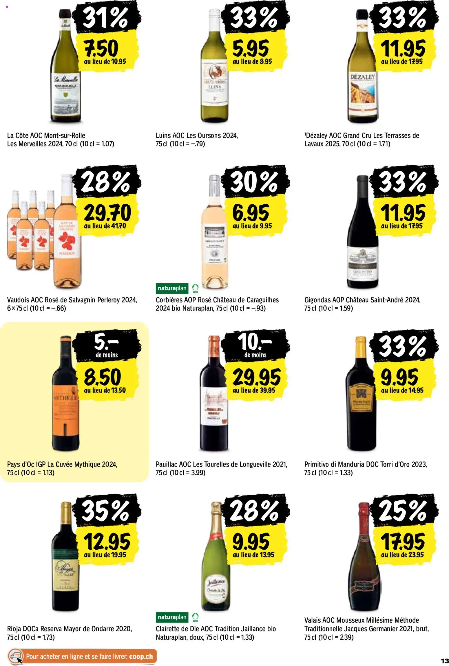 Coop aktionen FR – gültig ab 09.07.2026 | Seite: 13 | Produkte: Rouge