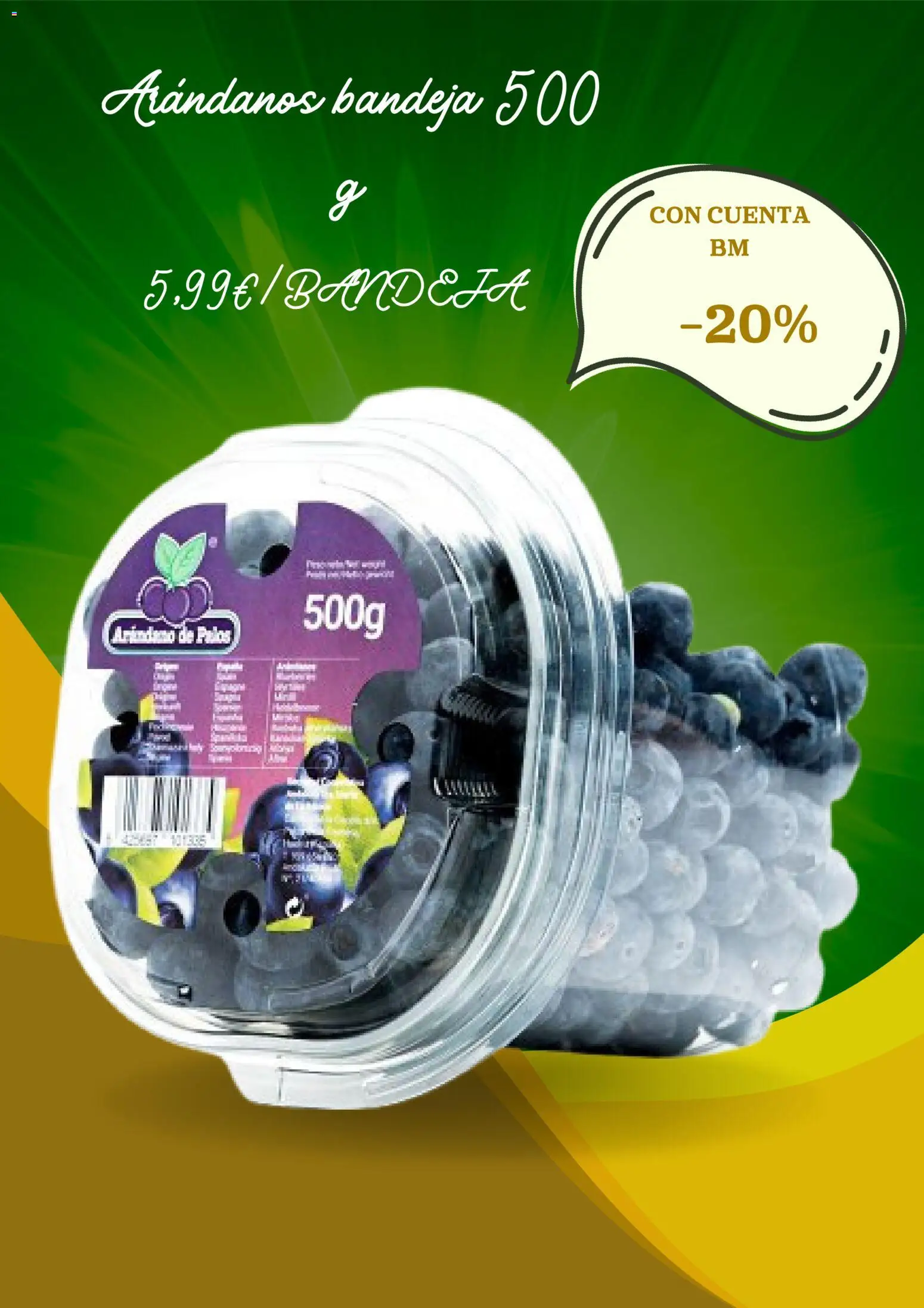 BM Supermercados folleto │ válido desde el 19/10/2026 | Página: 3 | Productos: Arándanos, Bandeja