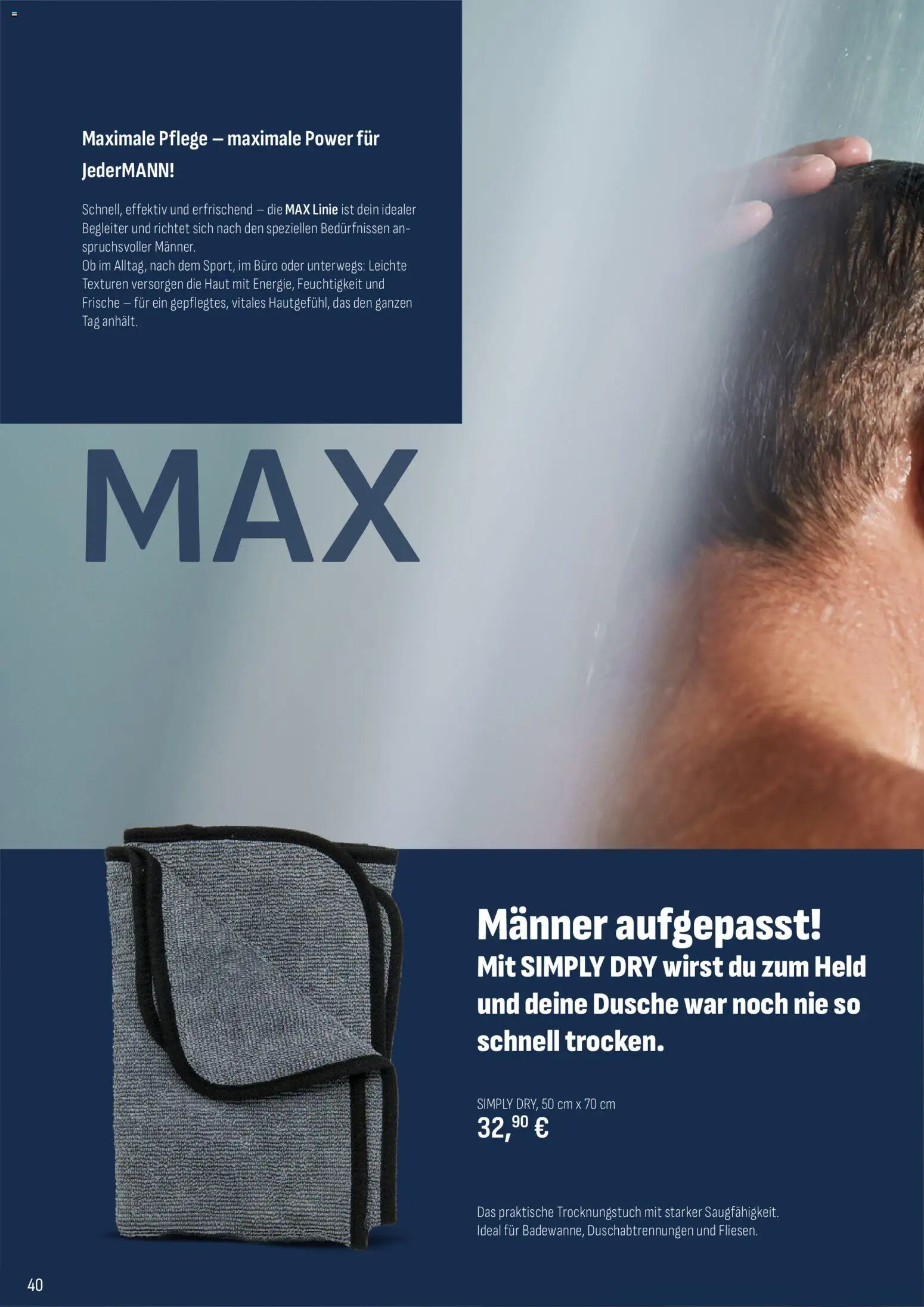 Katalog ProWin New Wellness April / September 2026 – gültig ab 01.04.2026 | Seite: 40 | Produkte: Dusche