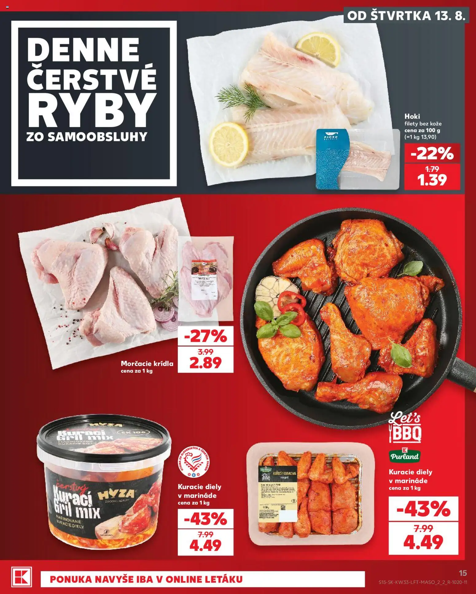 Nové Kaufland akcie – leták je platný od 13.08.2026 | Strana: 15