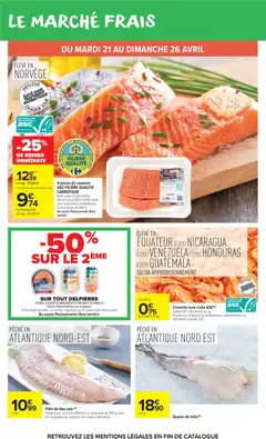 Carrefour Market - Prévisualisation de Carrefour Market catalogue valide à partir de 21.04.2026 | Page: 12 | Produits: Pêche, Crevette, Poissonnerie, Crevettes