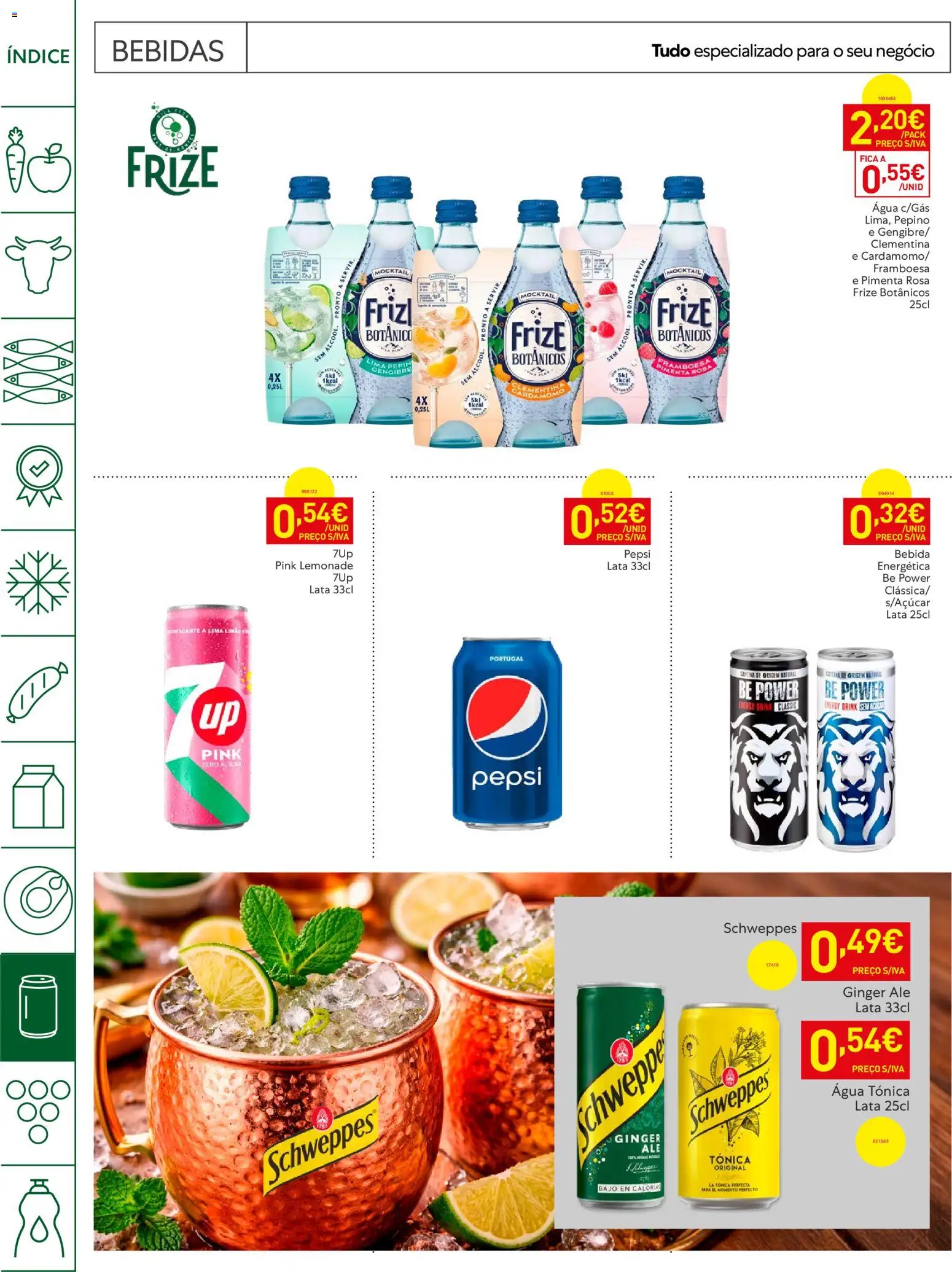 Recheio Horeca │ válido de 16.06.2026 | Página: 22 | Produtos: Agua, Pimenta, Bebida