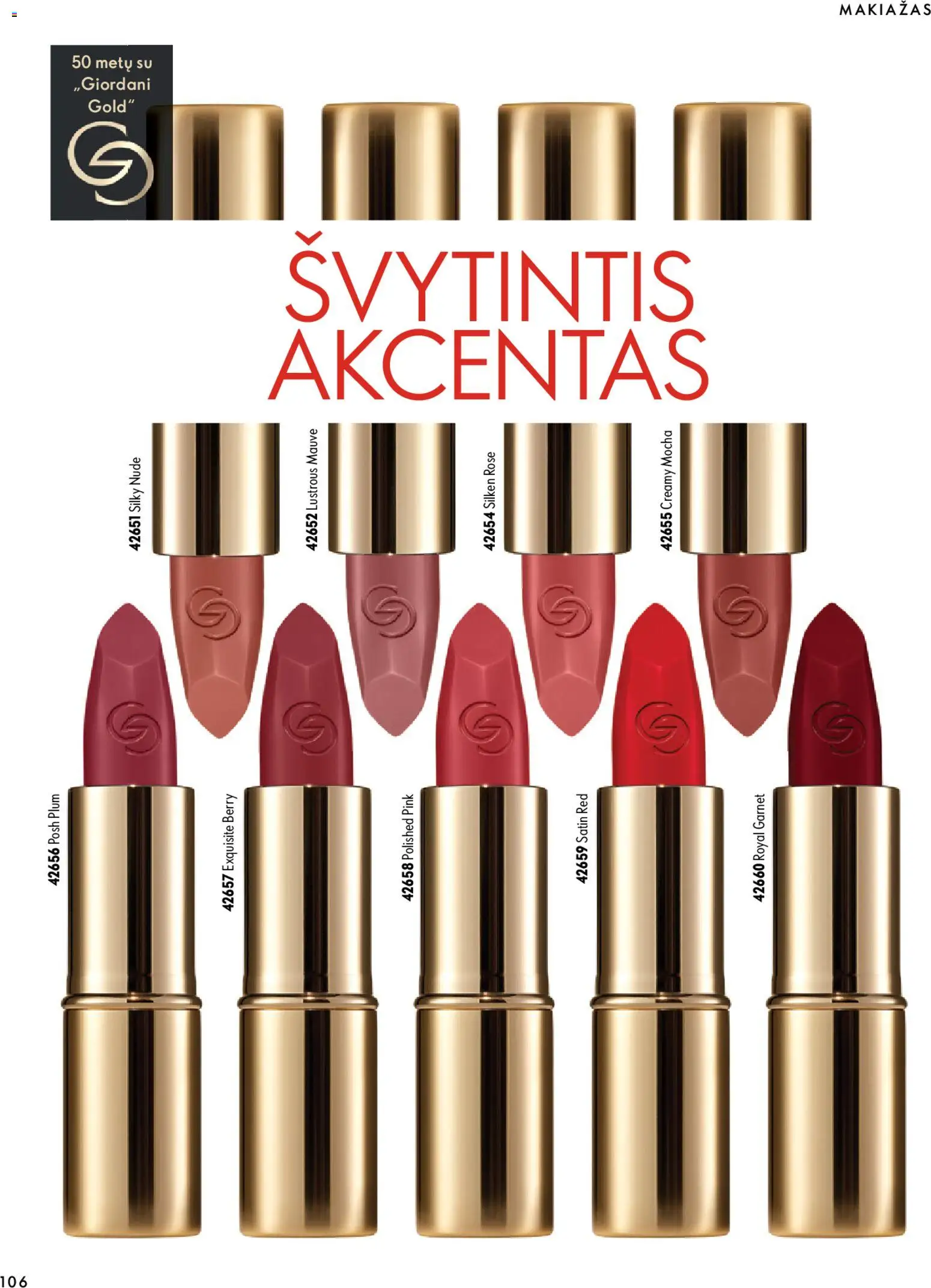 Oriflame akcijos nuo 2026.10.07 | Puslapis: 106 | Prekių: Makiažas