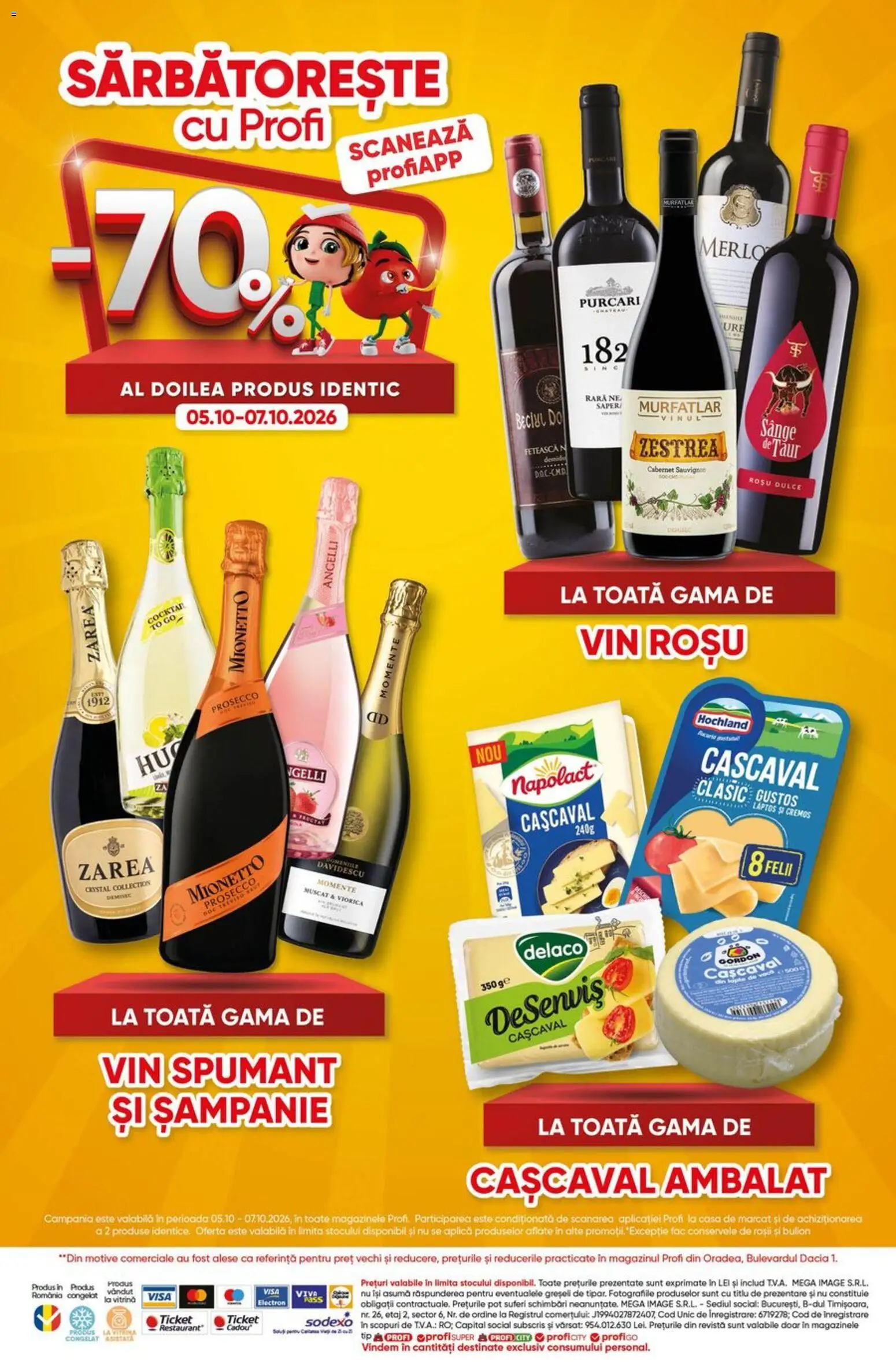 Noul catalog Profi – valabil de la 08.10.2026 | Pagină: 6 | Produse: Vin rosu, Delaco, Prosecco, Sauvignon