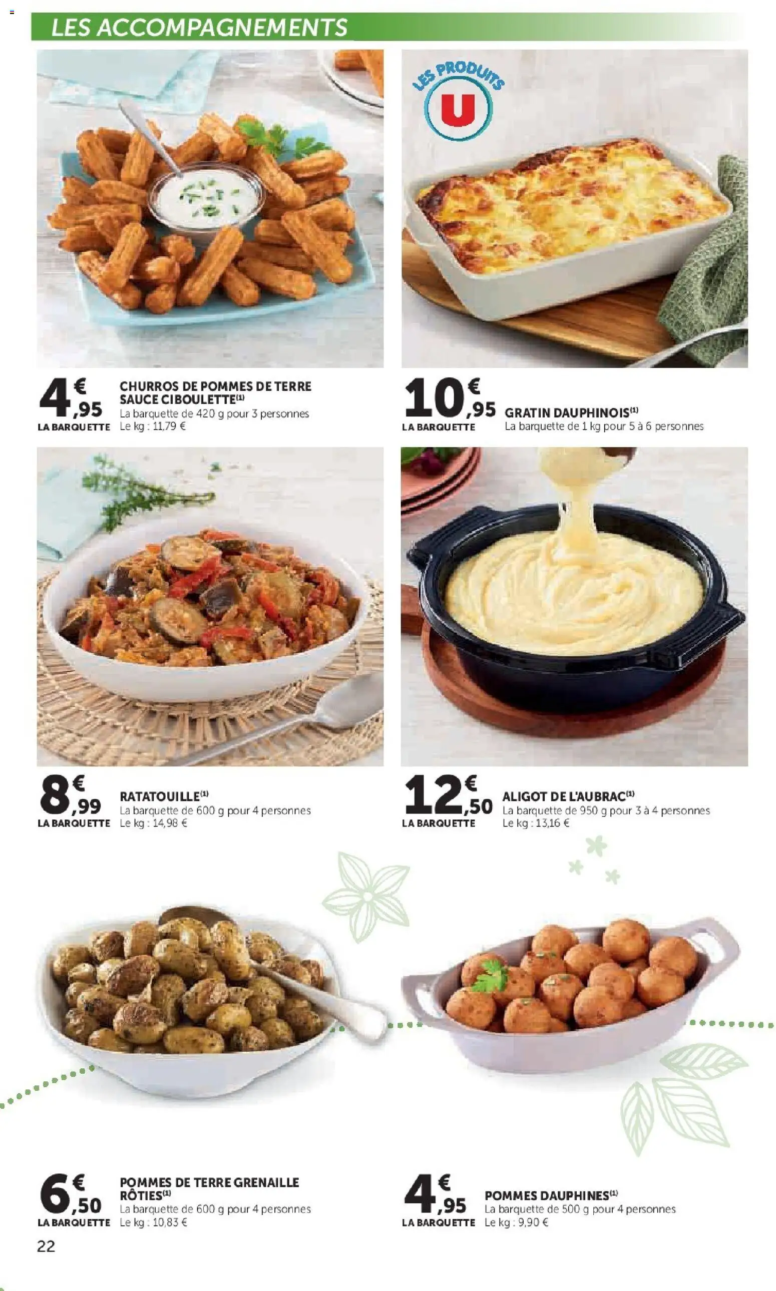 {H1} | Page: 22 | Produits: Aligot, Pommes, Pommes de terre