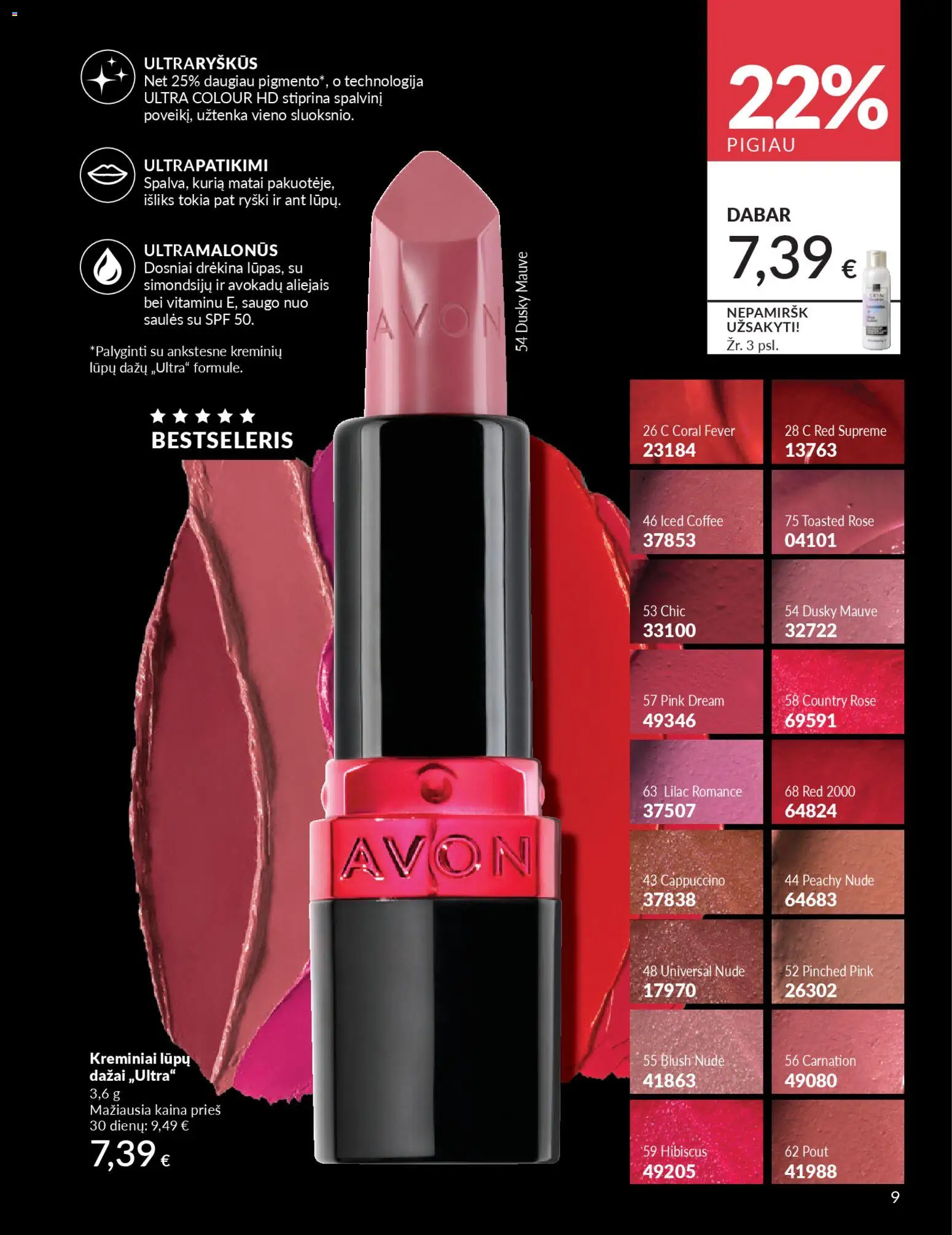 AVON akcijos nuo 2026.04.01 | Puslapis: 9