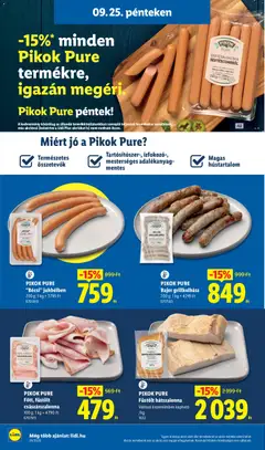 PIKOK PURE, Főtt, füstölt, császárszalonna, PIKOK PURE Főtt, füstölt császárszalonna, 100 g; 1 kg = 4790 Ft - amely érvényes a következő dátumtól: 2026.09.24. | Oldal: 32