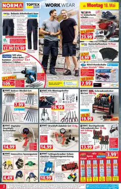Norma Flugblatt ab 18.05.2026 gültig | Seite: 2 | Produkte: Kappe, Gürtel, Manometer, Öl