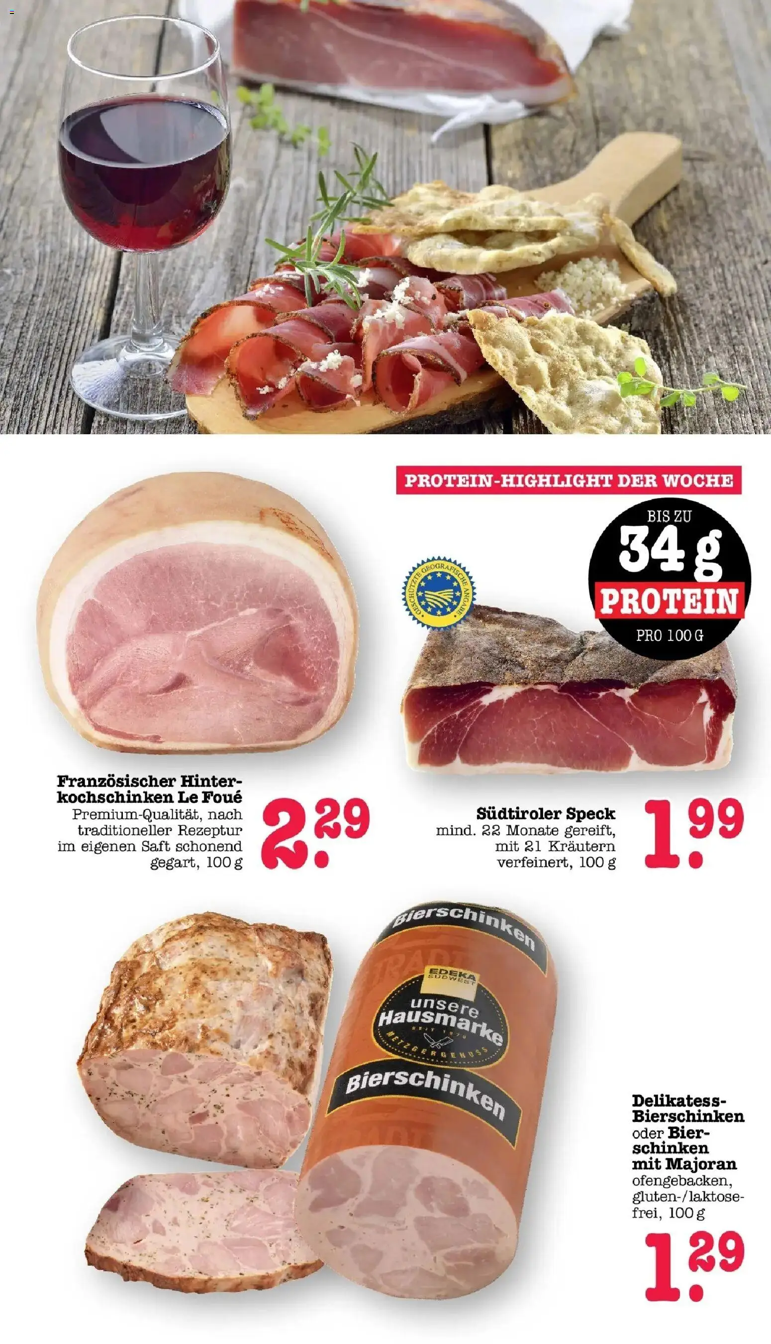 E center Prospekt Karlsruhe (ab 24.08.2026) zum Blättern | Seite: 8 | Produkte: Bier, Schinken, Saft