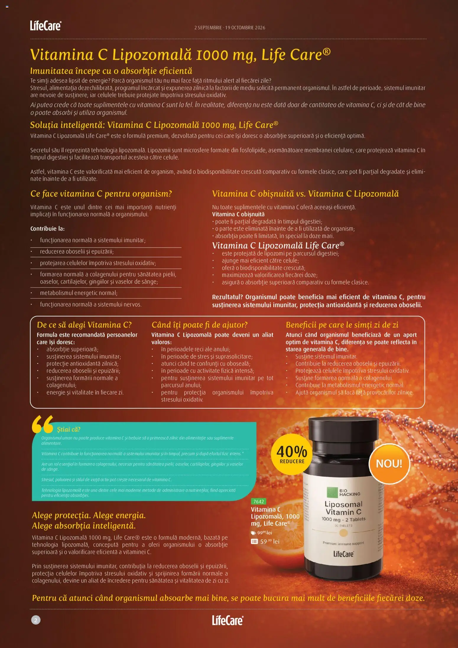 Noul catalog Life Care – valabil de la 02.09.2026 | Pagină: 2 | Produse: Premium, Life Care