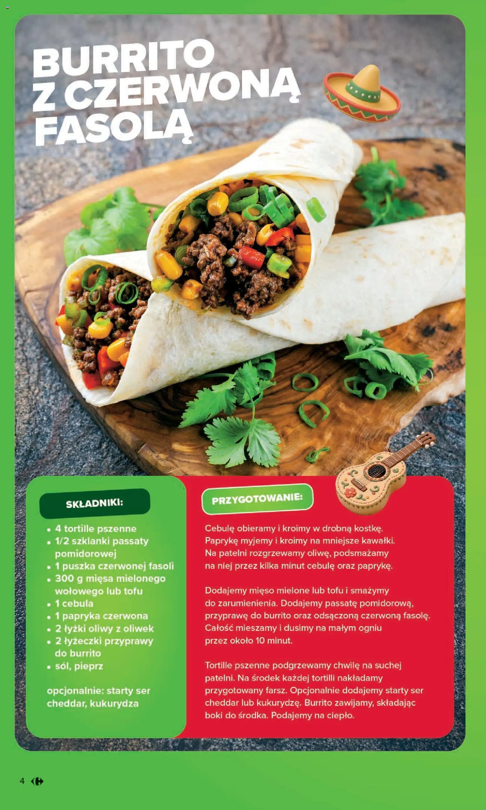 Carrefour gazetka - Kuchnia meksykańska od 15.06.2026 | Strona: 4 | Produkty: Kukurydza, Papryka, Tofu, Przyprawy