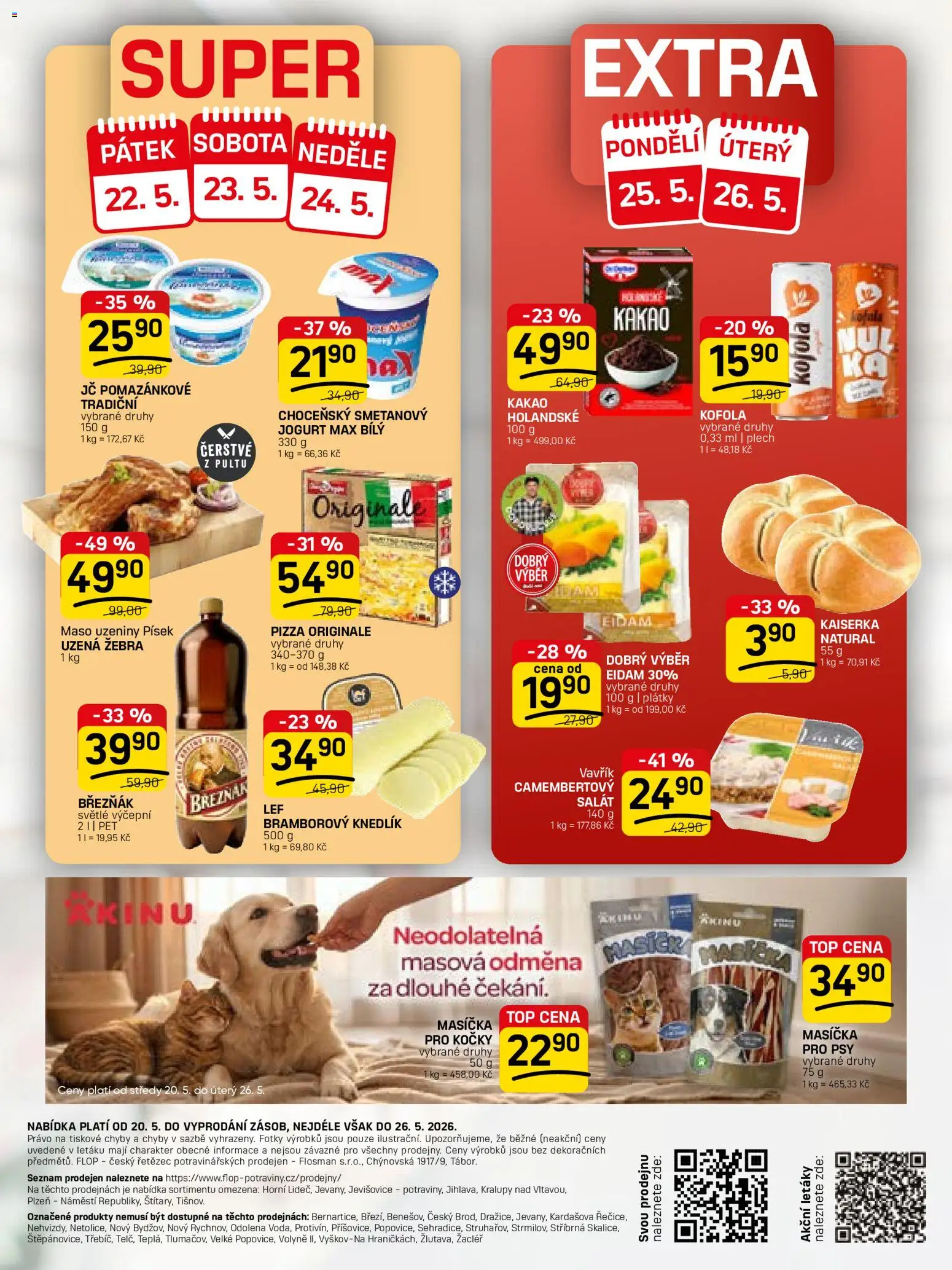Flop leták - FlopTop od 20.05.2026 | Strana: 12 | Produkty: Kaiserka, Jogurt, Bramborový knedlík, Maso