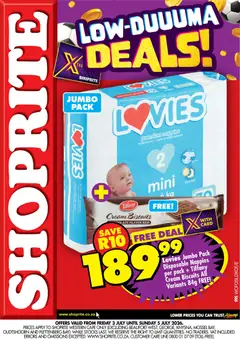 Shoprite specials catalogue – valid from 03/07/2026