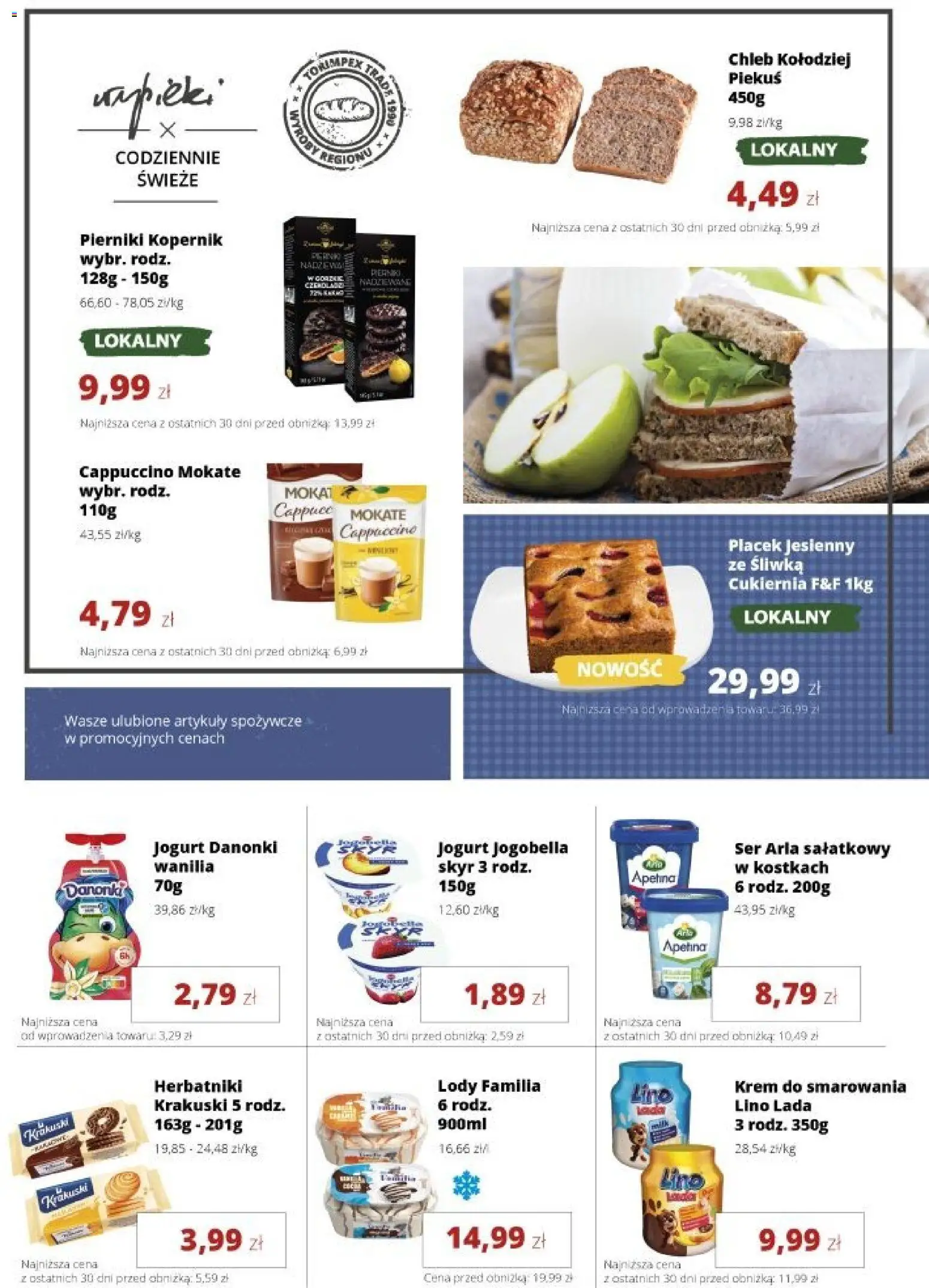 Torimpex gazetka od 21.09.2026 | Strona: 3 | Produkty: Ser, Jogurt, Krem, Wanilia