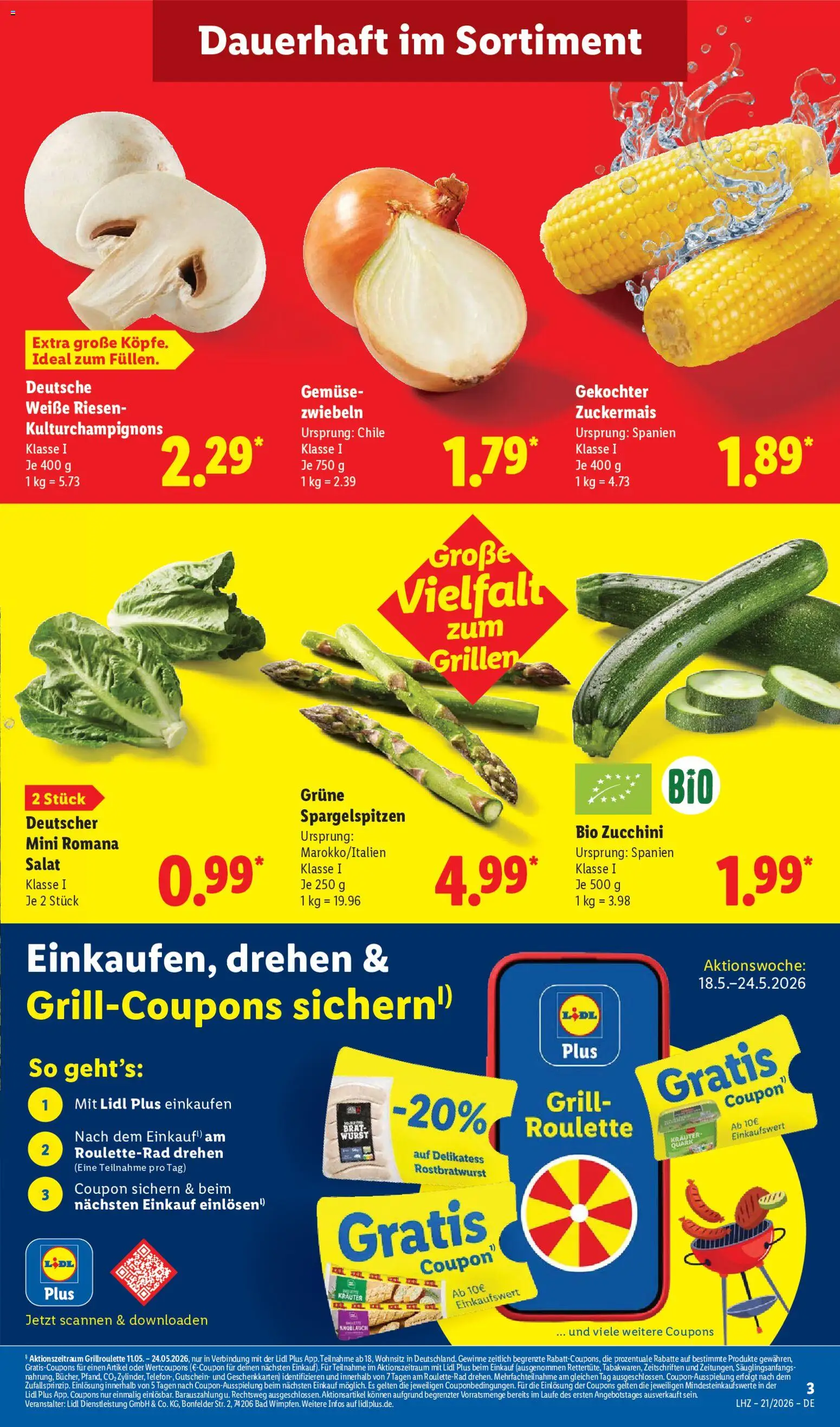 Lidl Německo leták od 18.05.2026 | Strana: 7 | Produkty: Salát
