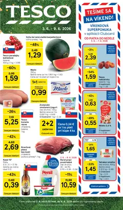 Tesco leták platný od 03.06.2026