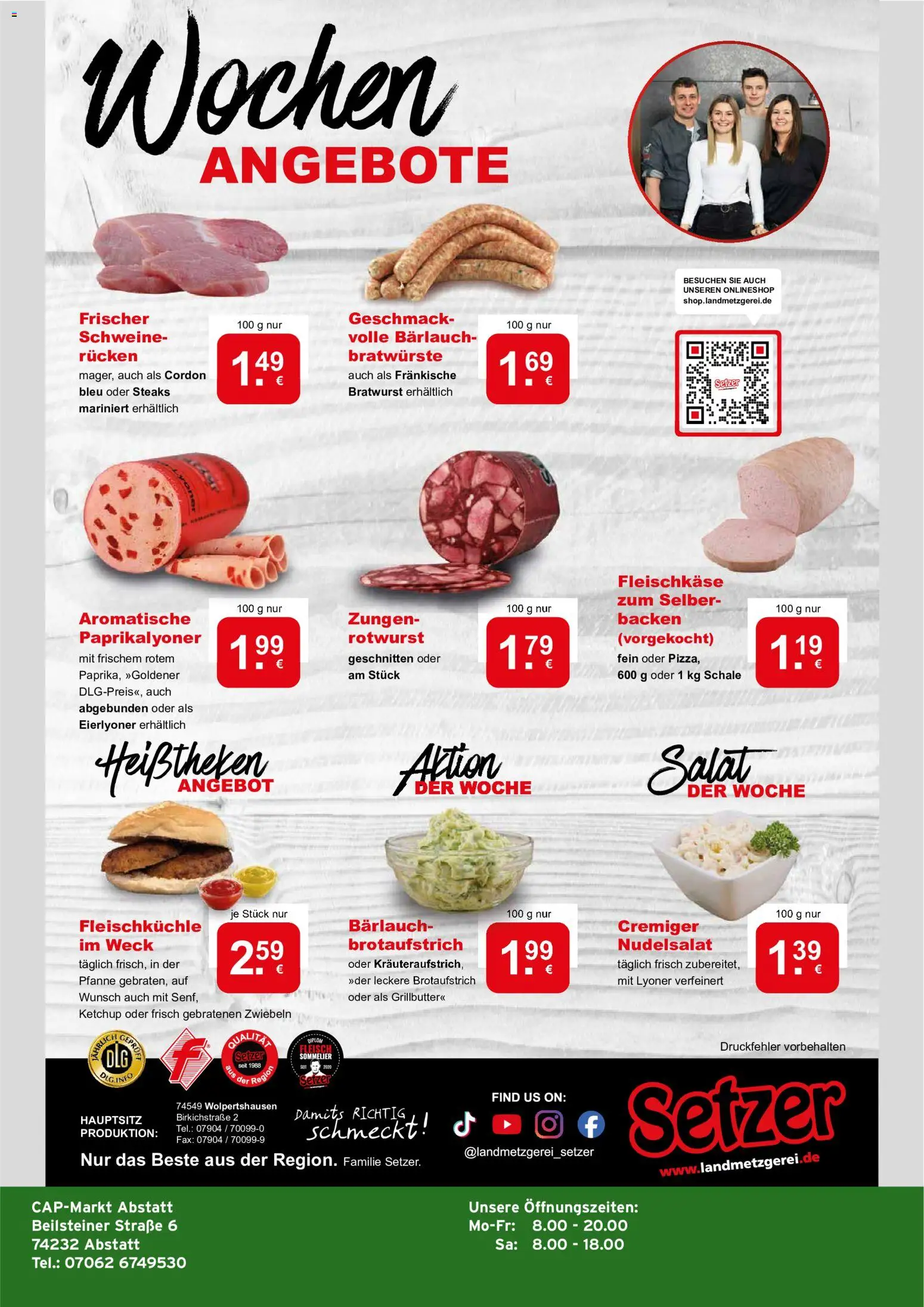 CAP Markt Prospekt – gültig ab 18.05.2026 | Seite: 4 | Produkte: Zwiebeln, Ketchup, Fleisch, Salat