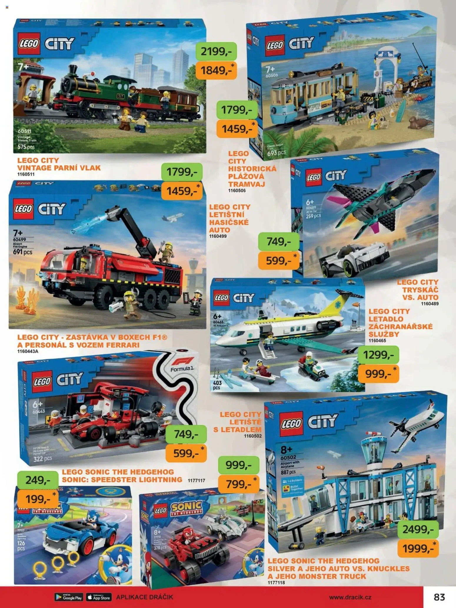 Dráčik katalog - Vánoce od 08.10.2026 | Strana: 83 | Produkty: Monster, LEGO