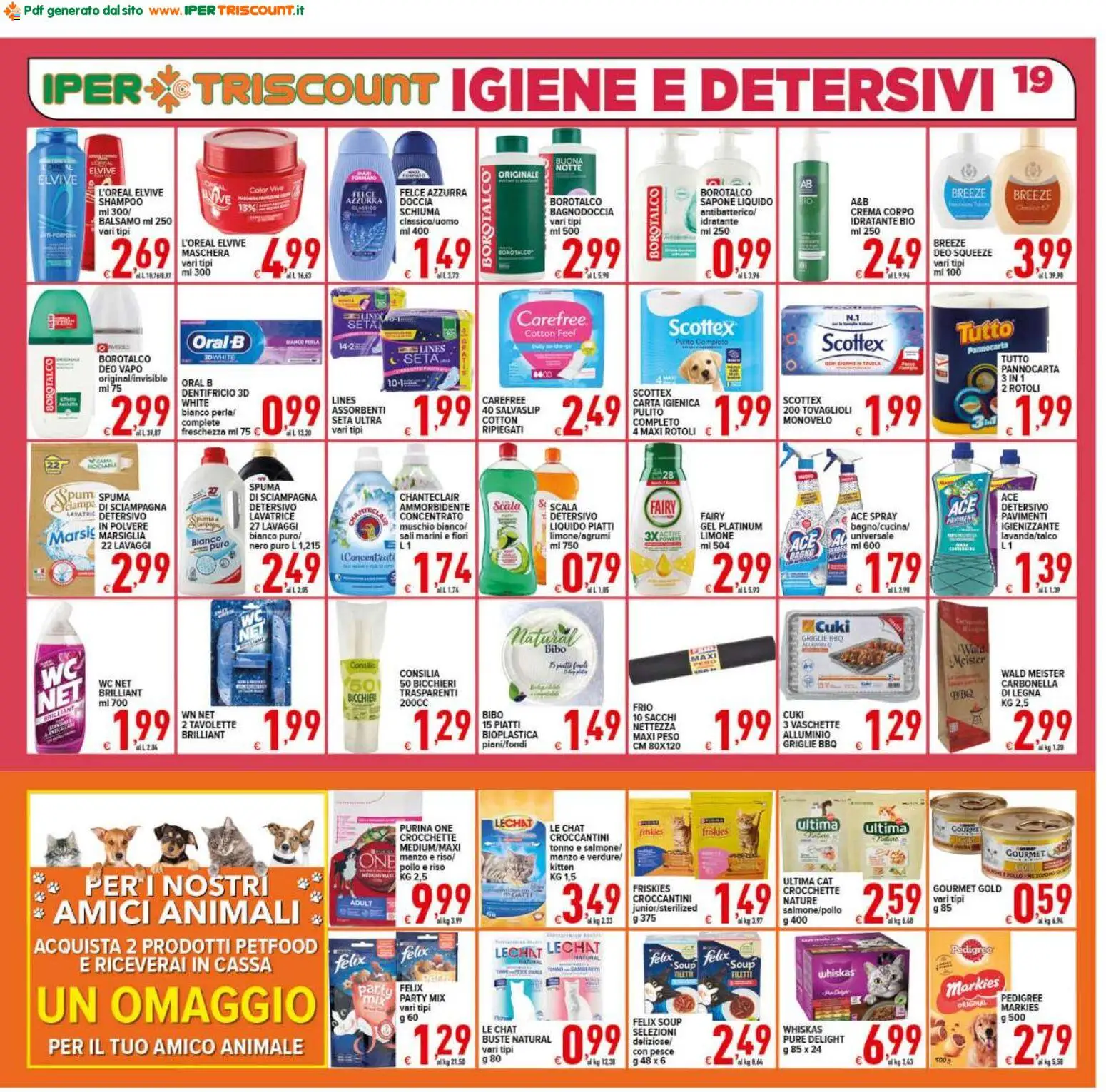 Volantino Ipertriscount del 12/08/2026 | Pagina: 19 | Prodotti: Schiuma, Sapone, Riso, Vaschette