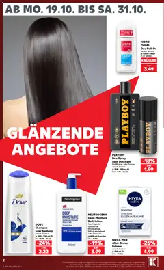 Kaufland DE -DE Folder - Voorbeeld van een folder van Kaufland DE, geldig van 19-10-2026 | Pagina: 2 | Producten: Bodylotion, Shampoo
