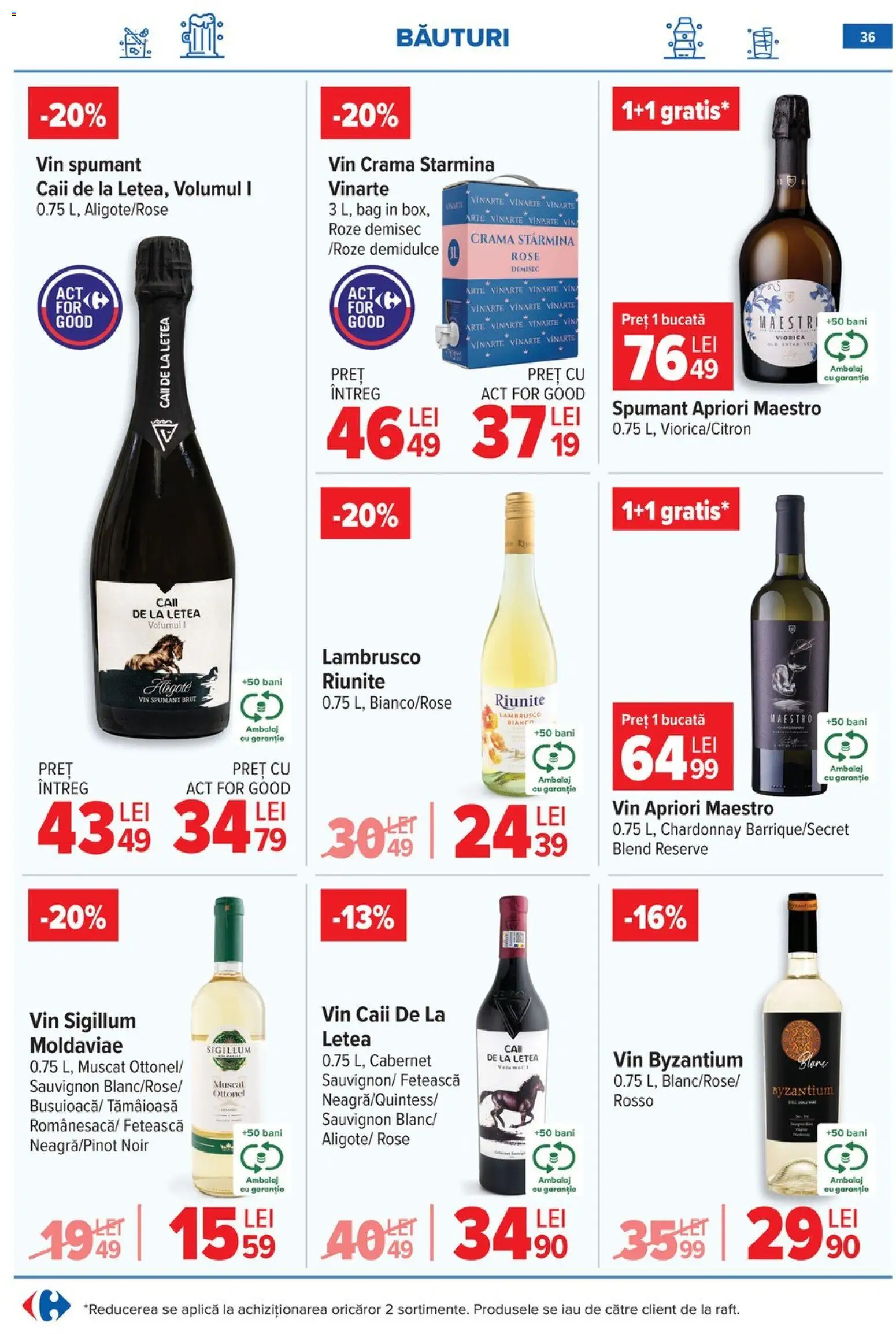 Noul catalog Carrefour – valabil de la 10.06.2026 | Pagină: 36 | Produse: Vin