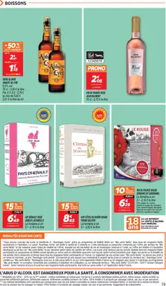 Netto - Prévisualisation de Netto catalogue valide à partir de 22/09/2026 | Page: 19 | Produits: Bière blonde, Vin rosé, Prise, Bouteille