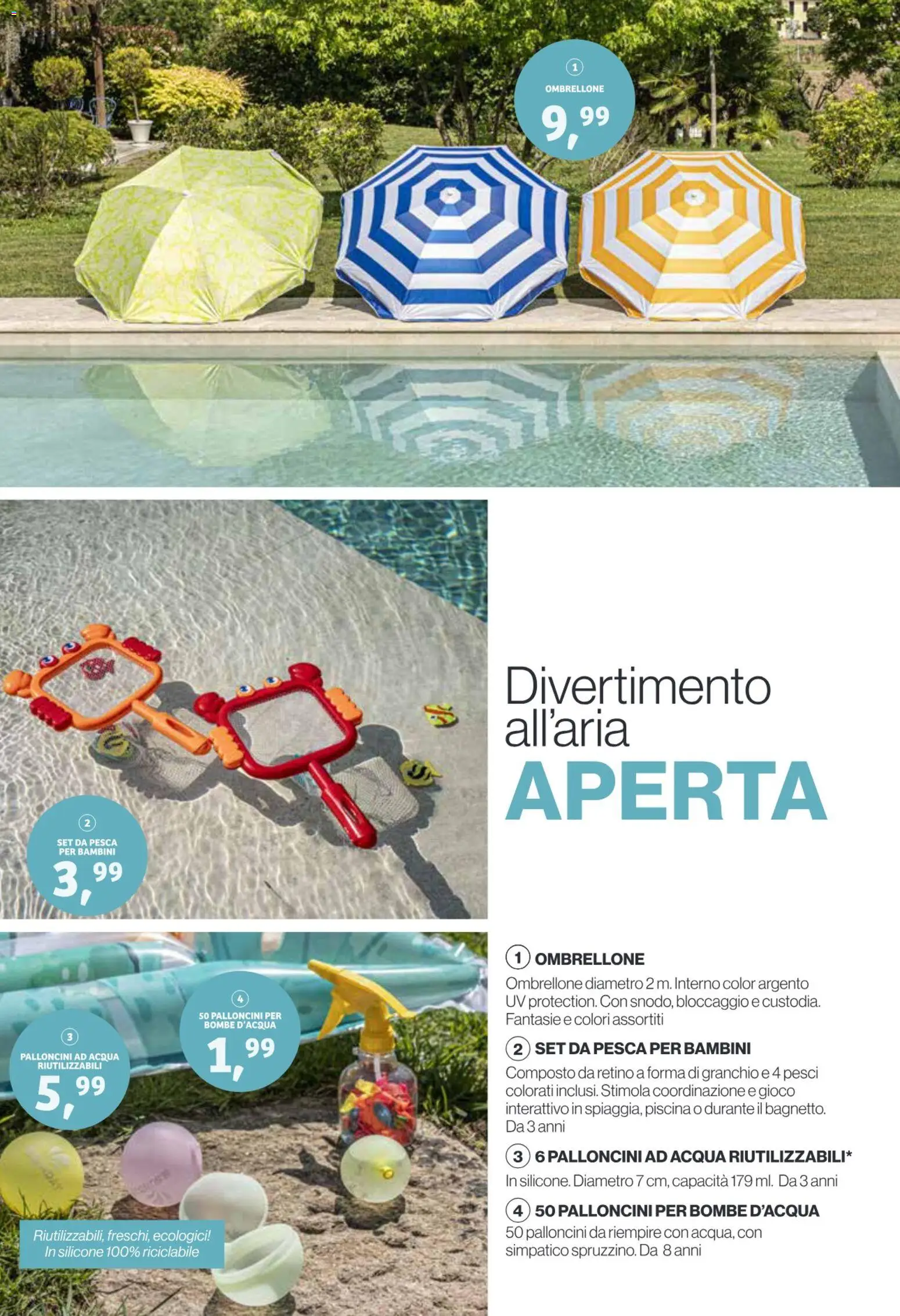 Volantino IN's del 27.05.2026 | Pagina: 4 | Prodotti: Acqua, Pesca, Gioco, Silicone