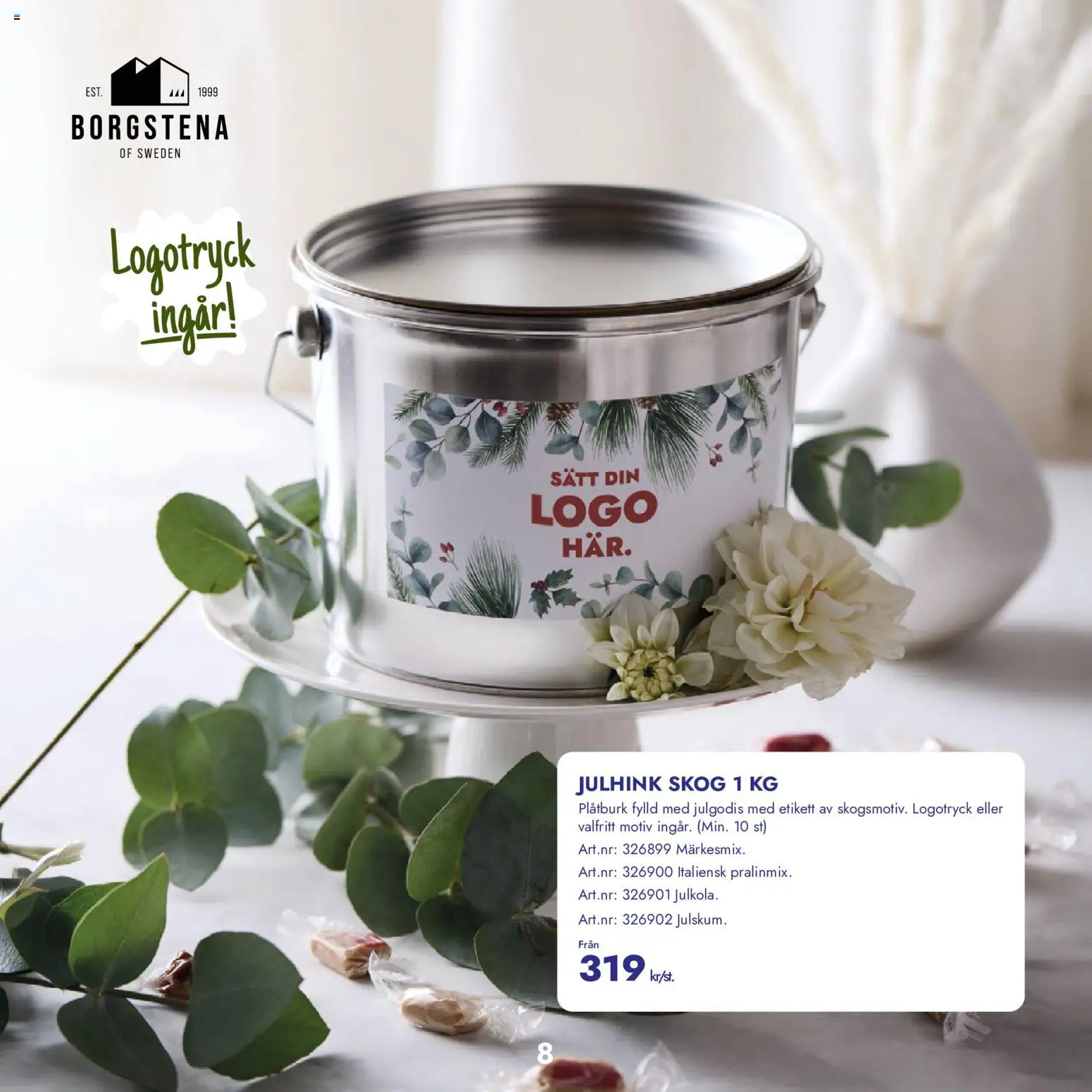 Lyreco reklamblad aktuell från 19/08/2026 | Sida: 8 | Produkter: Julgodis